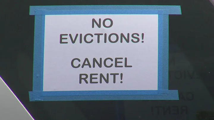 Protestors gather in front of Governor's mansion demanding 'No evictions, cancel rent'