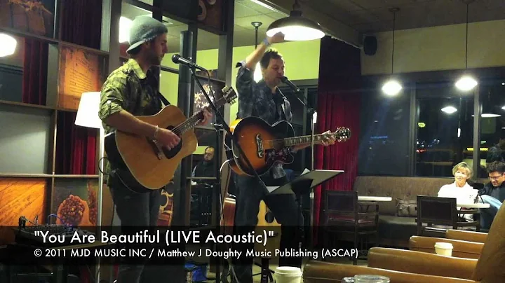 "You Are Beautiful" LIVE Acoustic @Starbucks in HD...