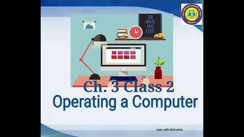 Computer Chapter no.3 Class 2 "Operating a Computer"