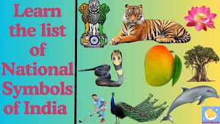 Learn the list of National Symbols of India #LittleBeads #Kidseducation #kidslearning