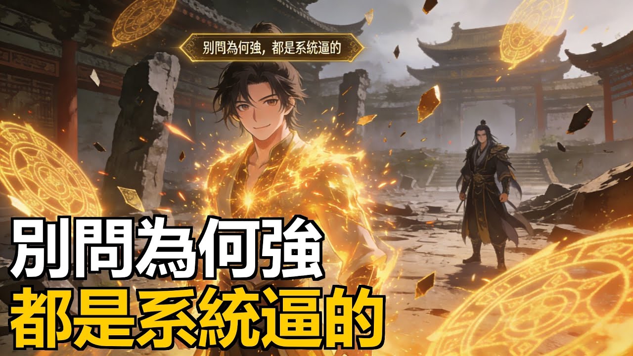 「別問為何強，都是系統逼的」看似被迫裝逼，實則早已無敵！穿越開局就冲破封印，修为直接炸裂！全程爆爽不憋屈！#漫畫解說 #二次元小說 #玄幻文 #小說 #修仙