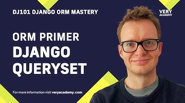 Django ORM Primer - Django QuerySet API and QuerySets