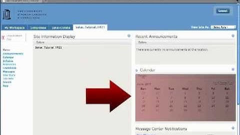 Sakai Communication Tools