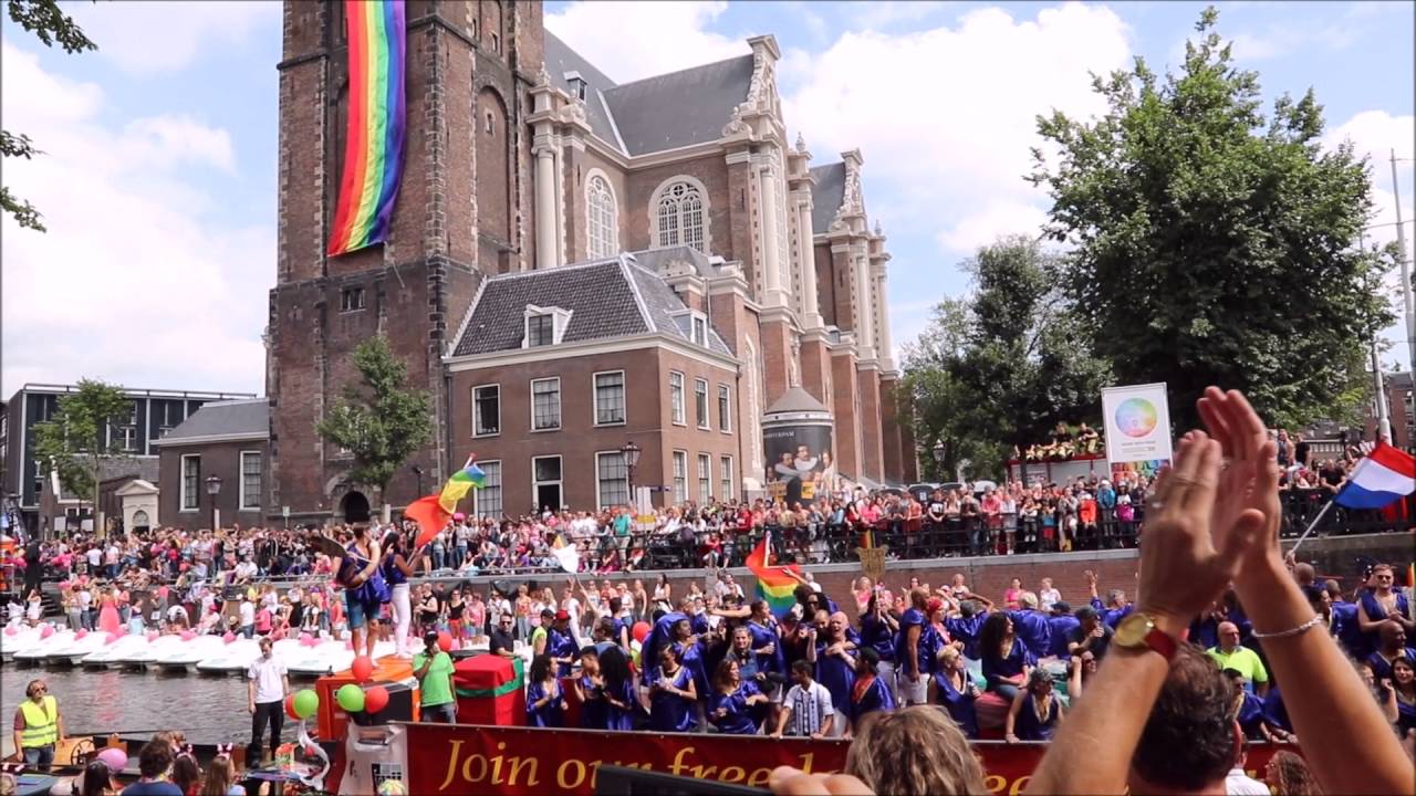 Gay Pride Canal Parade 2016 In Amsterdam Youtube