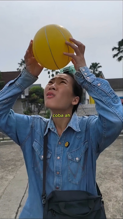 Juggling Bola Di Kepala ??? 🏀🐶 #cicinyasar #funny #shorts