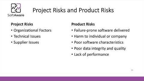 Risks and Testing