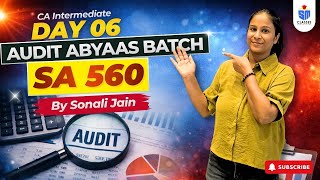 SA 560 – Subsequent Events | Standards on Auditing | SA Question Practice | CA Inter