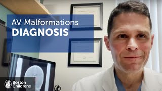 How do we diagnose arteriovenous malformations?