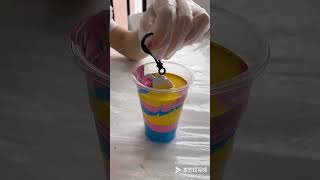 The Irresistible Cute Fluid Bear, The Rainbow Color Is Super Beautiful