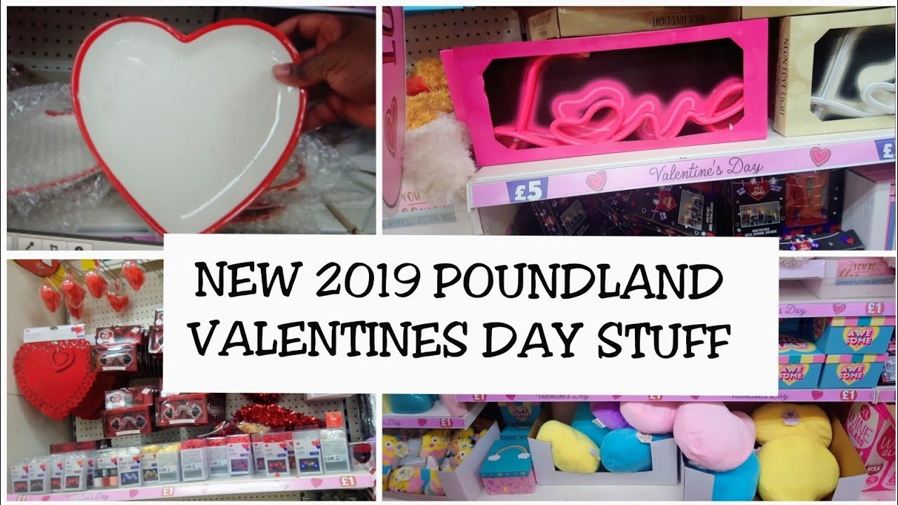 NEW Poundland 2019 Valentines Day ITEMS | COME SHOP WITH ME