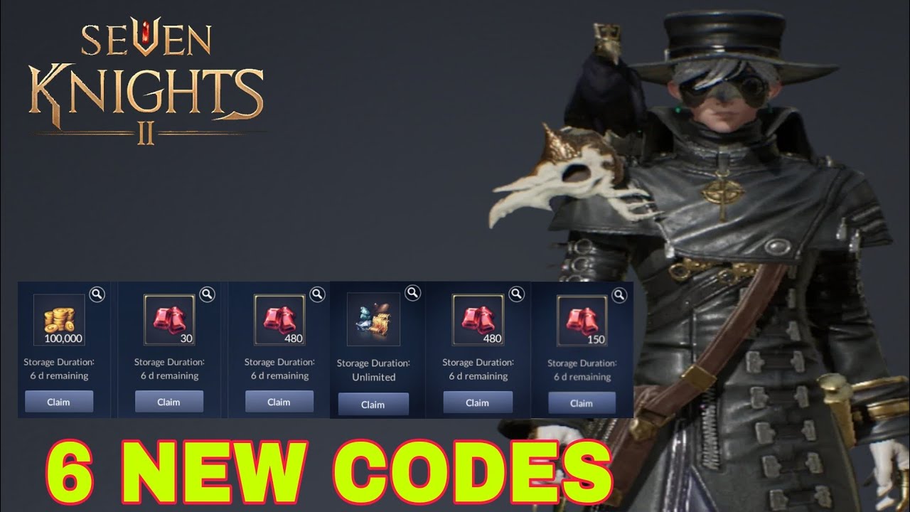 6 New Seven knights 2 coupon codes ruby 2022 Seven knights 2 codes