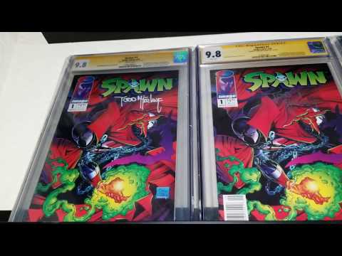 Spawn Collection Issue one to five in cgc + Director's cut  Edition
