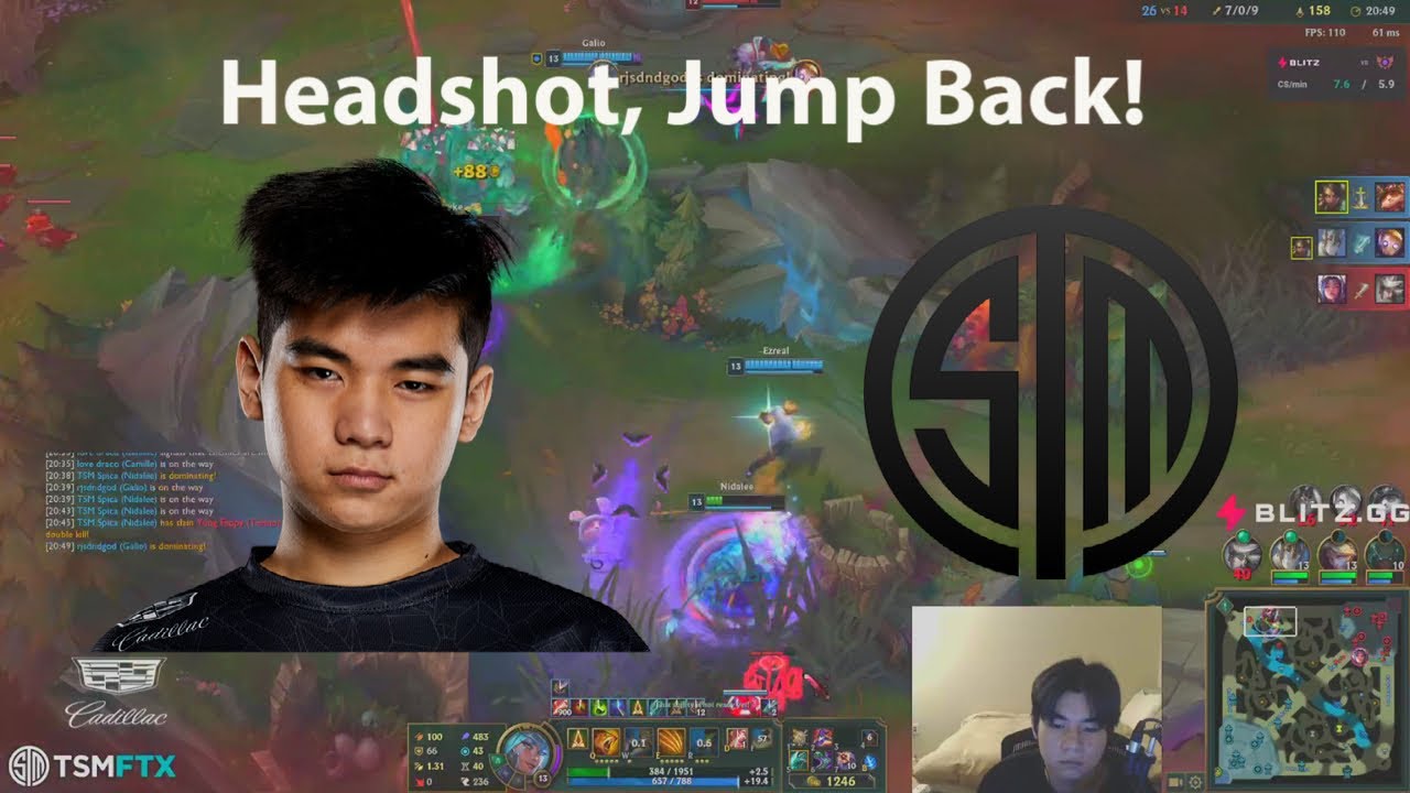 TSM Spica Uses Mind Control To Hit The Perfect Spear!!