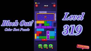Block Out Level 319 Walkthrough | Color Sort Puzzle Gameplay | Go Answer