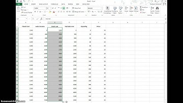 How to produce a break even chart in Excel by Graham