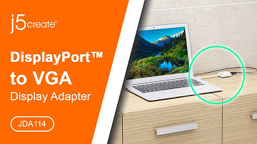 j5create® DisplayPort™ to VGA Adapter JDA114