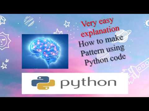 Pattern Printing using Python | Python Tricks - YouTube