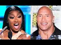 Megan Thee Stallion Reacts To The Rock Wanting To Be Her Pet! #shorts