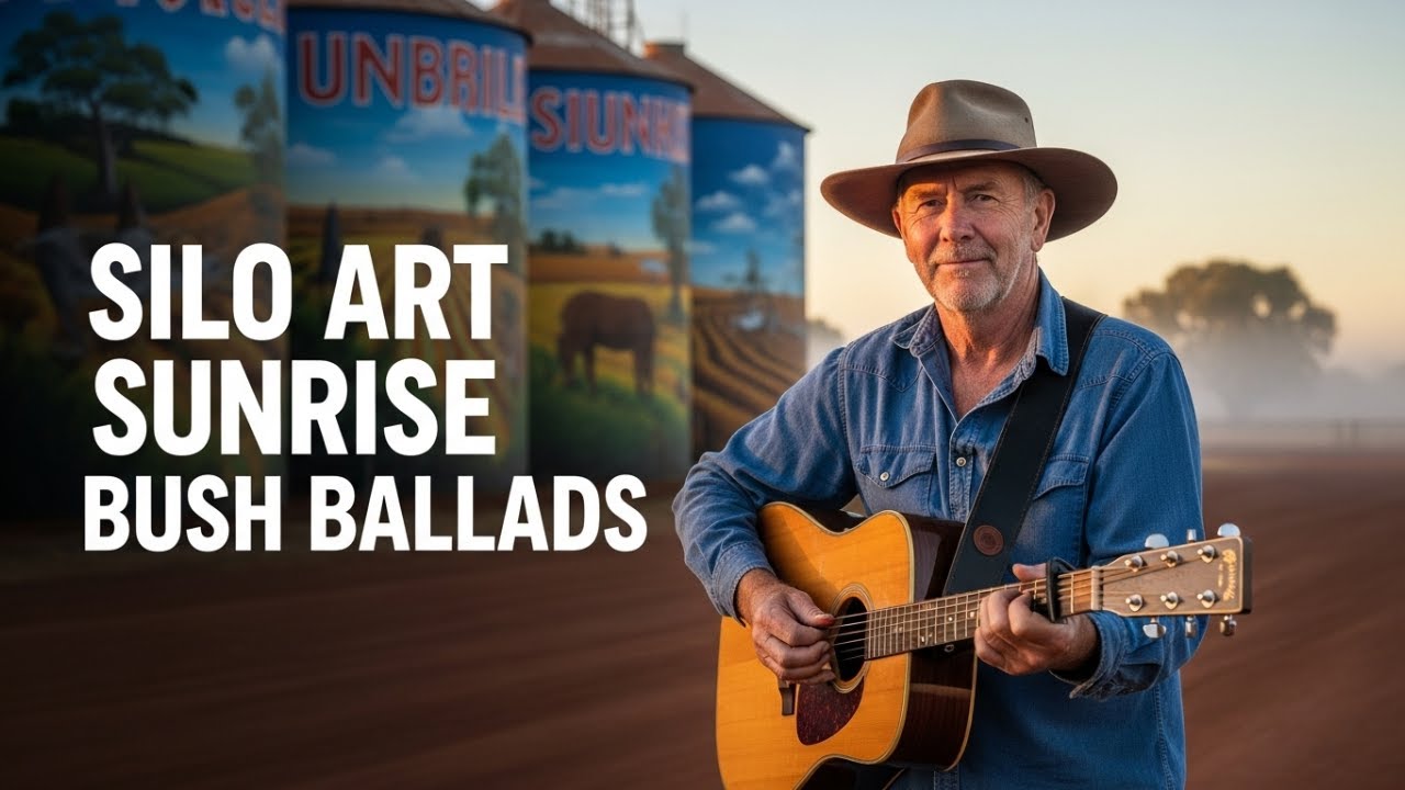 Aussie Bush Ballad of Painted Silos & Sunrise | Original Song: Silo Art Sunrise