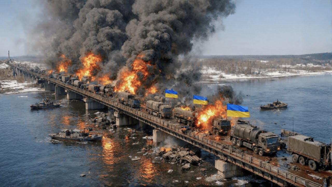 Russia let Ukrainian vehicles cross the bridge — then struck them with FAB bombs.