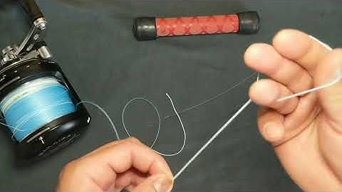 Whip / Splice an END LOOP in Hollow Core Braid using just fishing wire