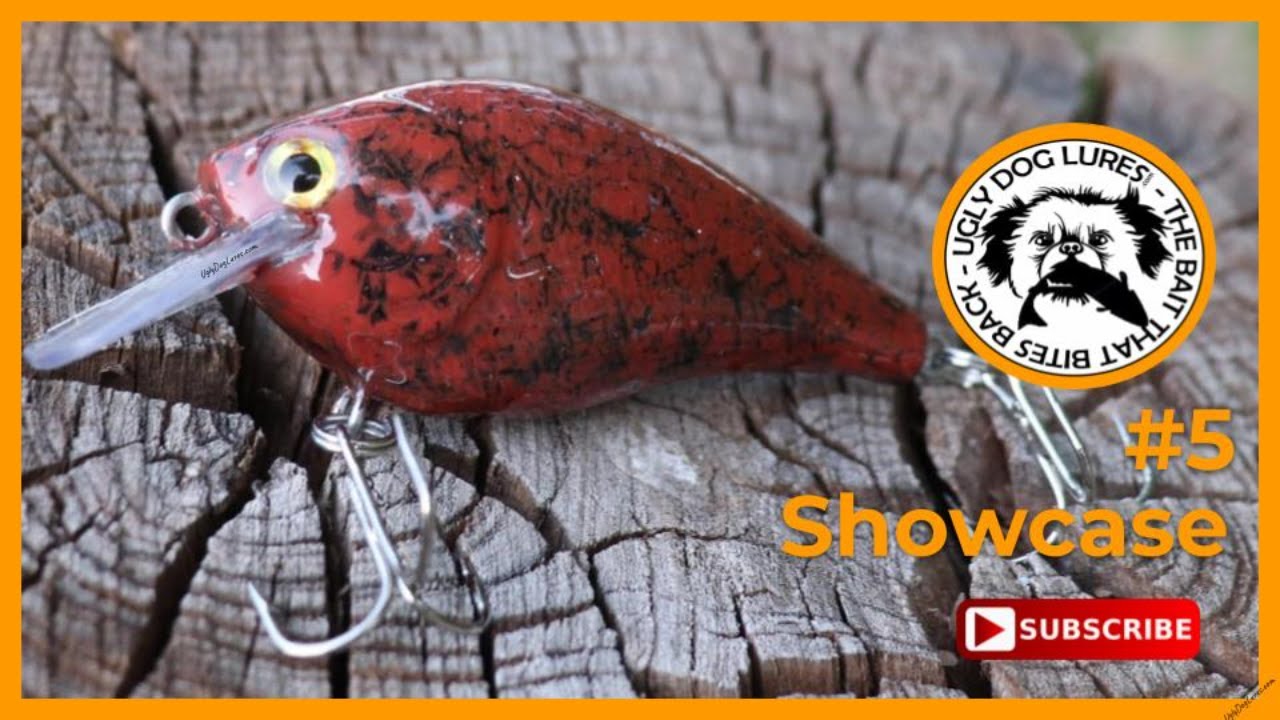 Ugly Dog Lure Showcase 5 25 Custom painted fishing lures YouTube