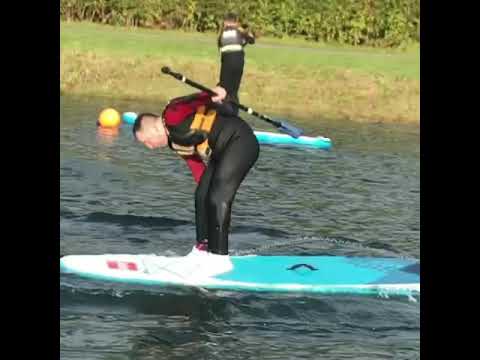 Paddle board fail - YouTube