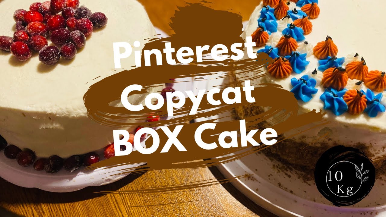 Pinterest Copycat Cake using "BOX" Cake Mix | Holiday Cake Ideas | Mom of 10