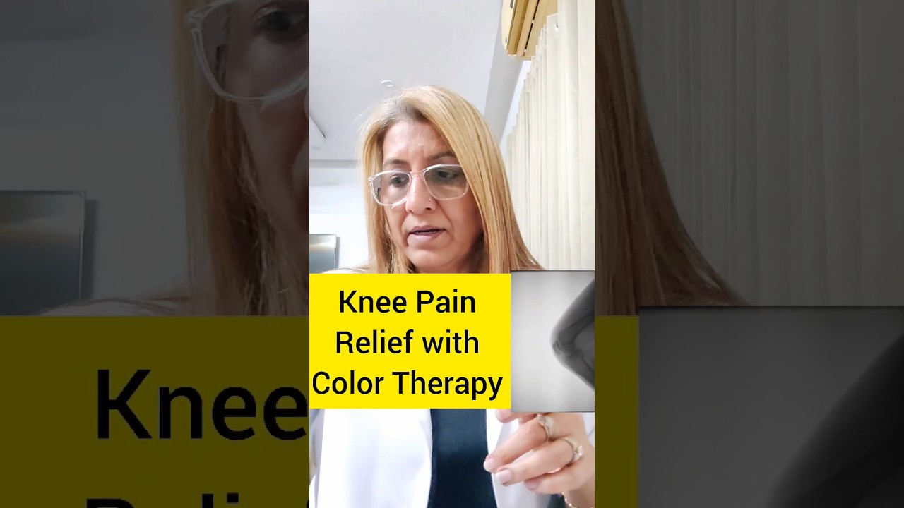 Knee Pain Relief : color therapy 