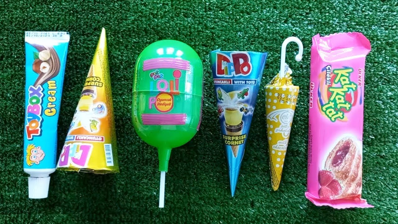 Satisfying Video   Unpacking Lollipops   TOYBOX   Candy ASMR 