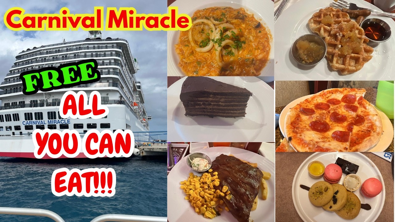 ВЕСЬ МОЖНО СЪЕСТЬ БЕСПЛАТНО НА CARNIVAL MIRACLE/Ноябрь 2025