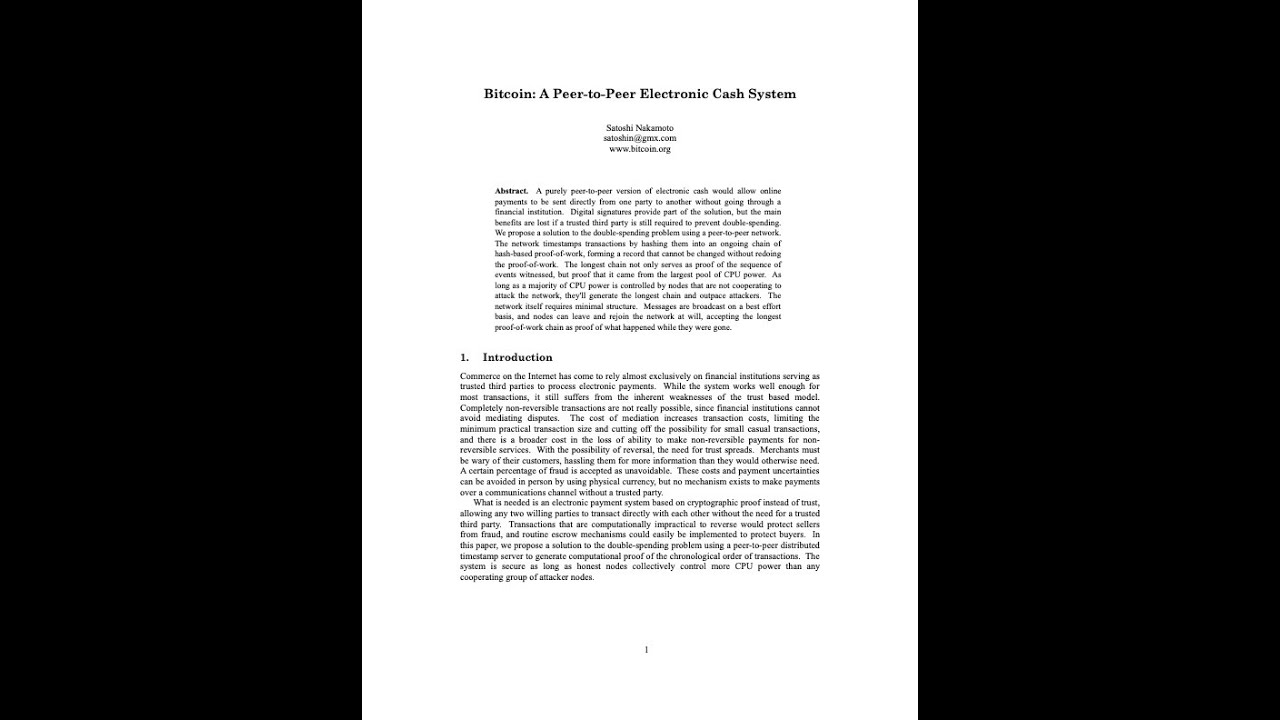 【AI解説】【論文要約】『Bitcoin: A Peer-to-Peer Electronic Cash System』：サトシナカモトの原著論文（ピア・ツー・ピア 電子キャッシュシステム）の内容