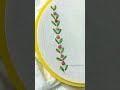 Hand Embroidery Stitch Art 🌿🌱🌷🌼 #handembroidery #artwork #youtubeshorts #youtubesubscribers