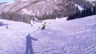 Nicole Skiing Dealers Choice Top To Bottom Vail 1-9-12