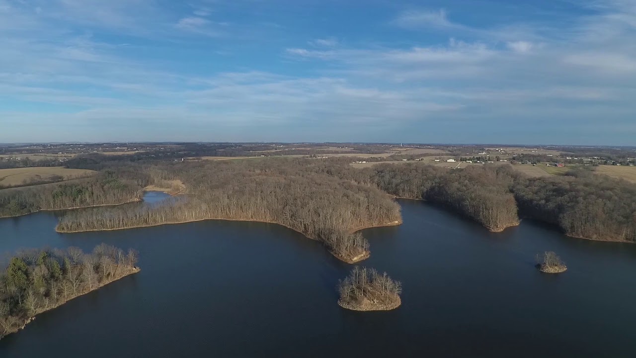 A.W. Marion State Park: Drone Footage over Hargus Lake