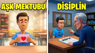 Okulda Kıza Aşk Mektubu Yazıp Disipline Giden Öğrenci