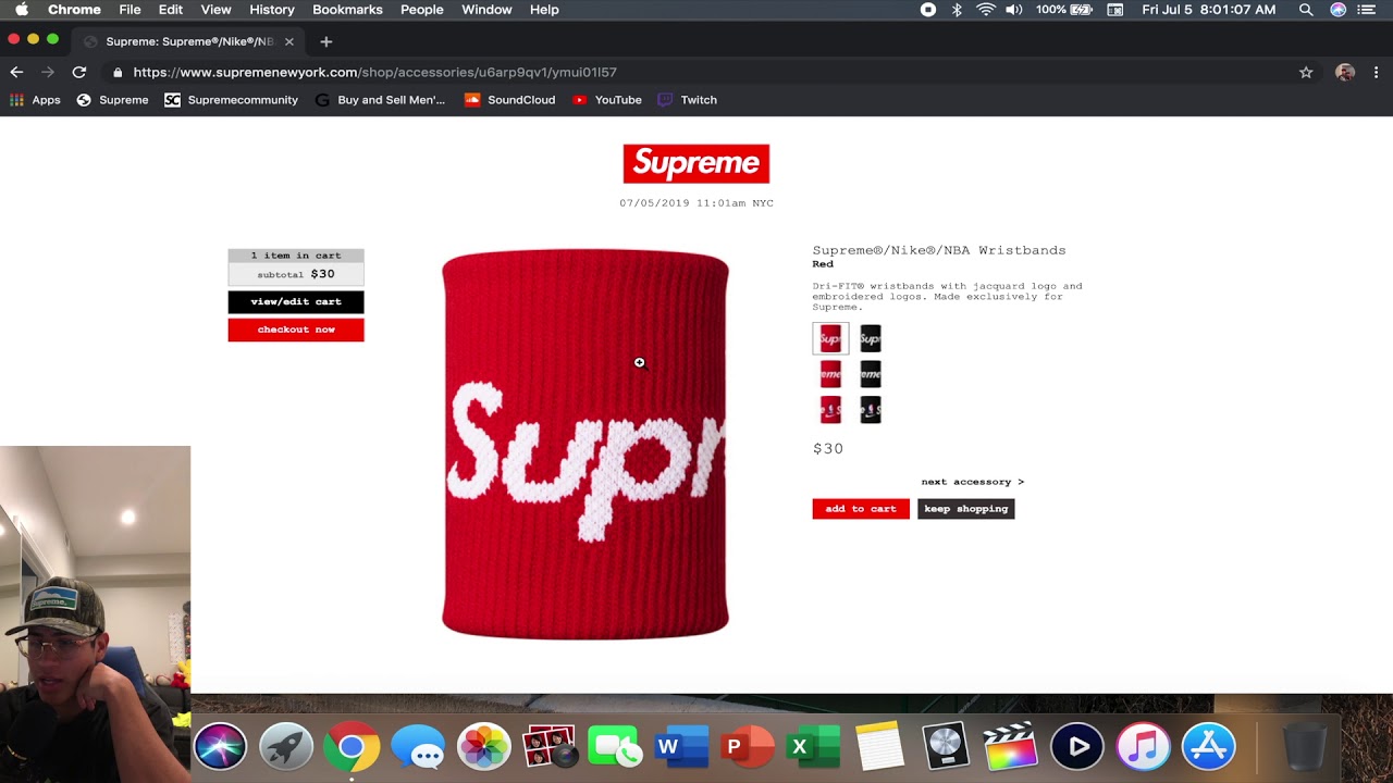 Supreme SS19 Week 19 Live Cop