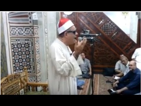 المبتهل طارق عبد الرحمن فهمى بالاحتفال بغرة شهر صفر بمسجد السيدة نفيسة بمحافظة القاهرة