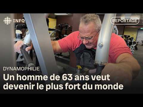 After a heart attack, a sexagenarian wants to become the world's strongest man