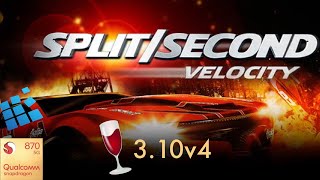 Exagear Android: Split Second Velocity/ Wine 3.10v4/ SD870 screenshot 2