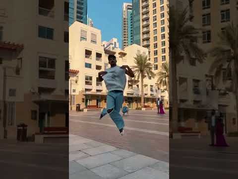 Burj Khalifa witnessed the POPPING 🔥💥DK popping | Hip-Hop energy on another level 🕺#Shorts