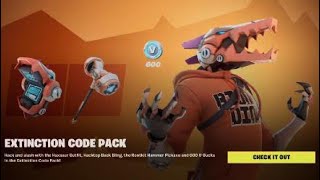 Fortnite Item Shop October 14, 2023 - Extinction Code Pack is Back