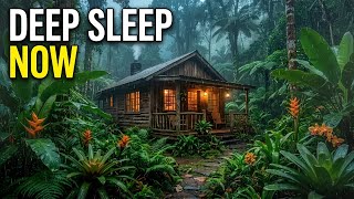 Rain Sound for sleeping - Deep Sleeping  | Natural Rain On Forest Leaves For Heal Insomnia