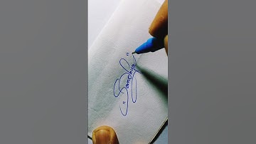 "Sandhya"Signeture || How To Create Digital Sign || #shortsvedio #ytshorts #calligraphy #viral#sign