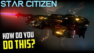 Golem Mining the big rock - I dont know what I am doing - Star Citizen