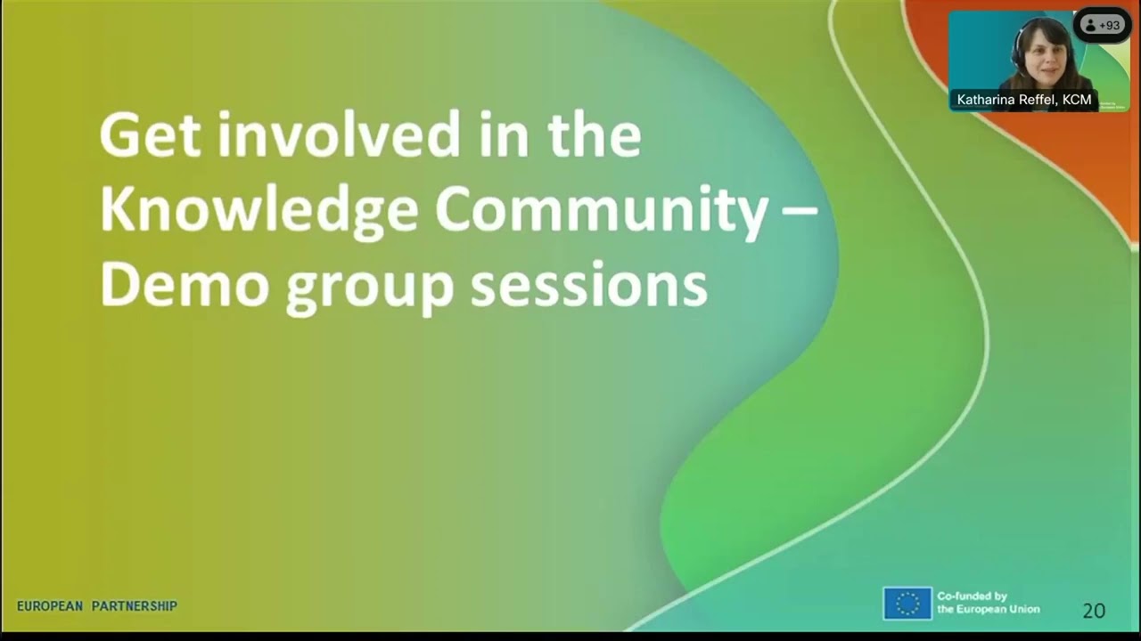 Knowledge Community and Impact Session at the CETPartnership Annual Conference