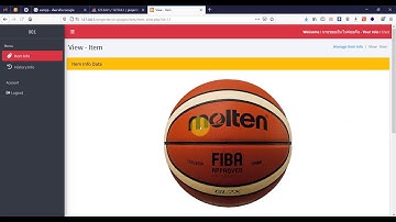 โปรเจคระบบยืมคืนอุปกรณ์กีฬา โปรเจคphp mysql xampp