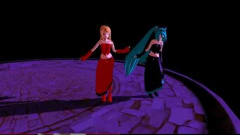 [MMD] Ｍｉｋｕ+Rin Nostalogic