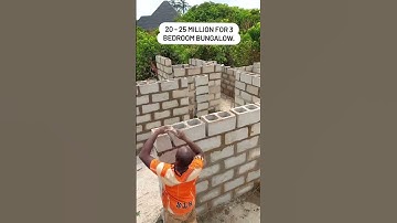 How much  will it cost to build a 3 bedroom bungalow. #construction #buildingengineering