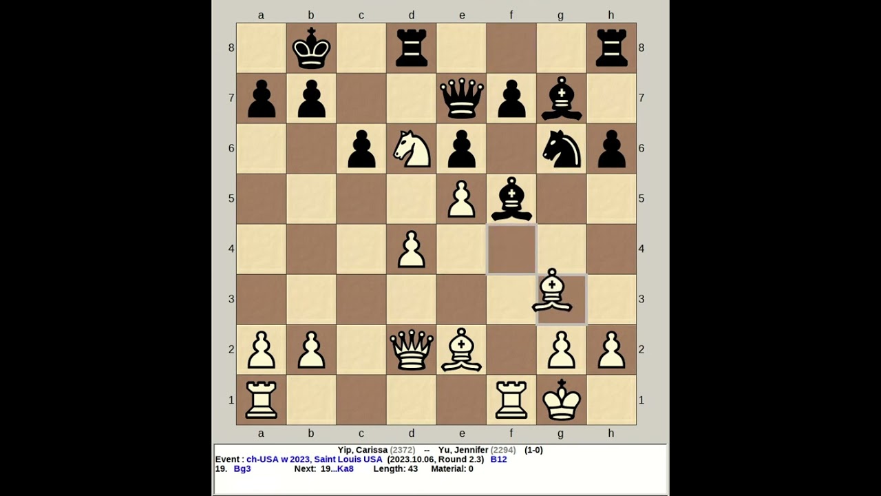 Movahed, Sina vs Hesham, Abdelrahman  23rd Dubai Open 2023, UAE R7.31 # chess 